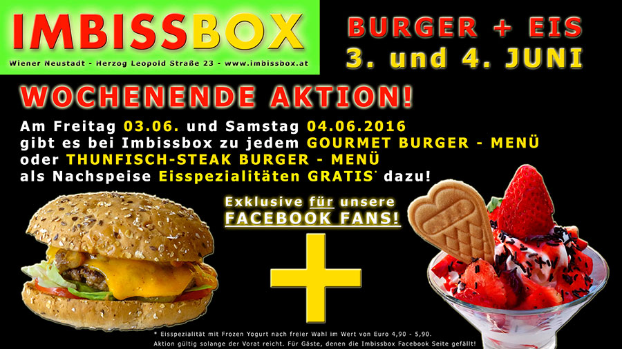 Gourmet Burger Aktion