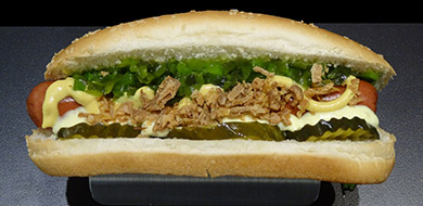 Imbissbox Hot Dog Sweet Green