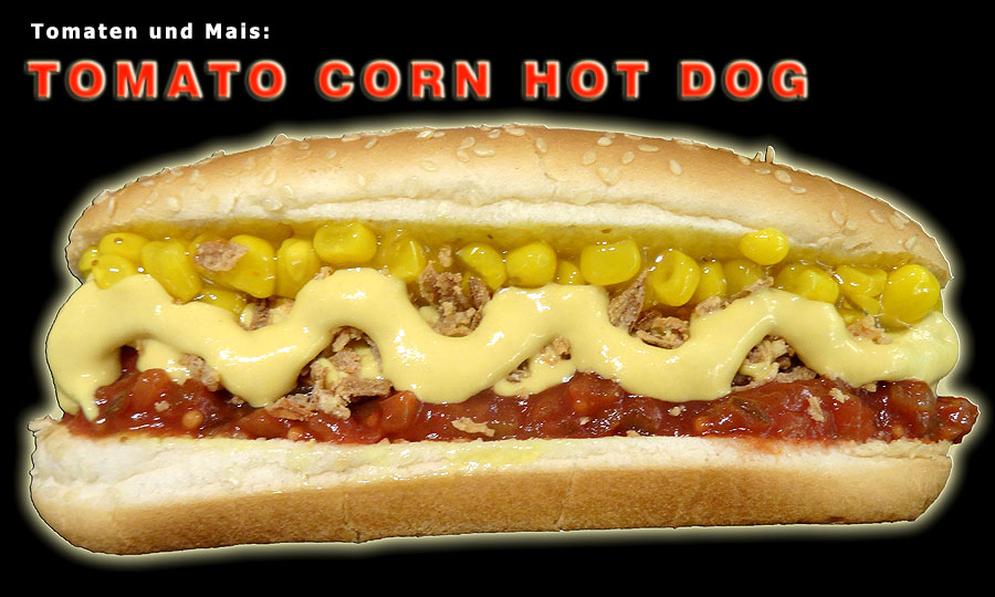 Tomato Corn Hot Dog